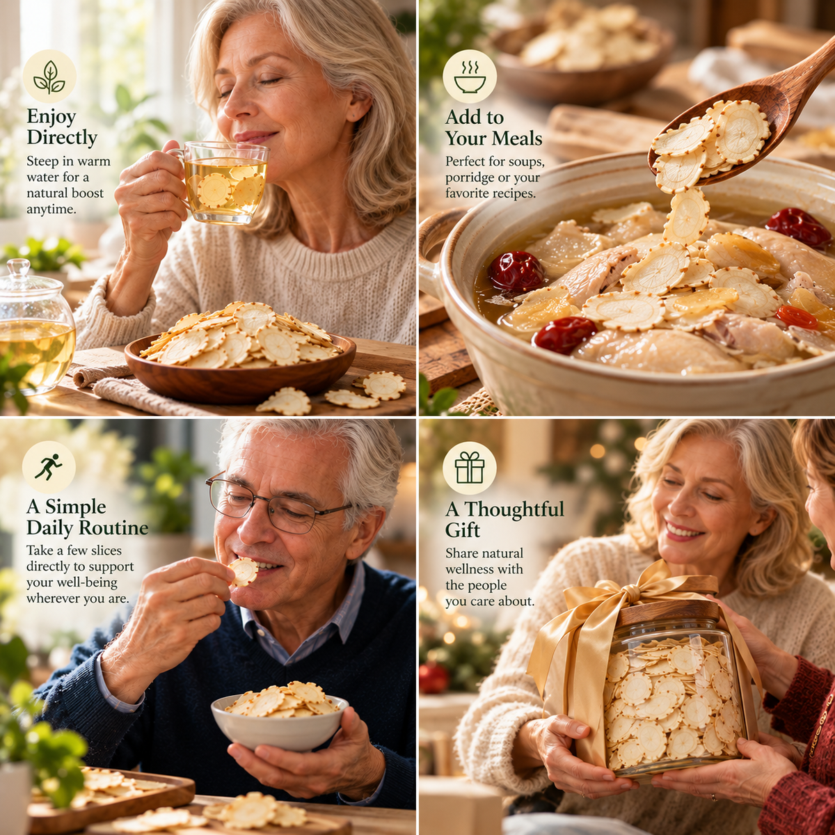 Zen Ginseng American Wisconsin Ginseng Slices