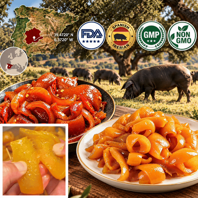 🔥 Premium Iberian Black Pork Skin Bites – Tender, Chewy & Bursting with Flavor!