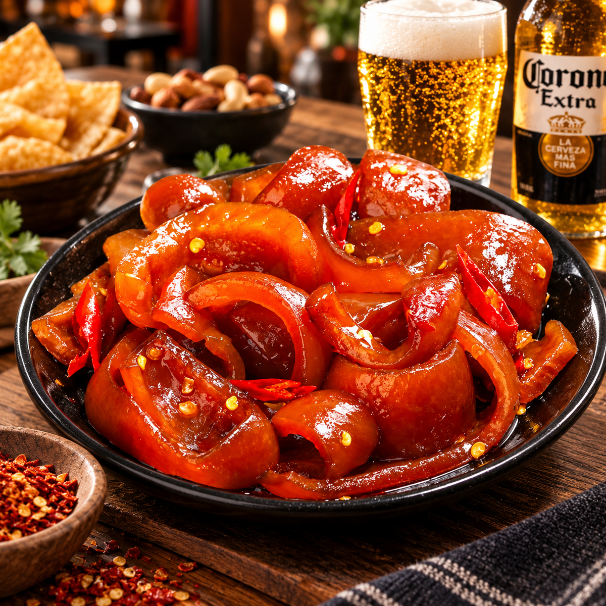 🔥 Premium Iberian Black Pork Skin Bites – Tender, Chewy & Bursting with Flavor!