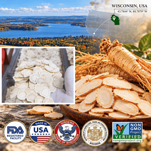 Zen Ginseng American Wisconsin Ginseng Slices