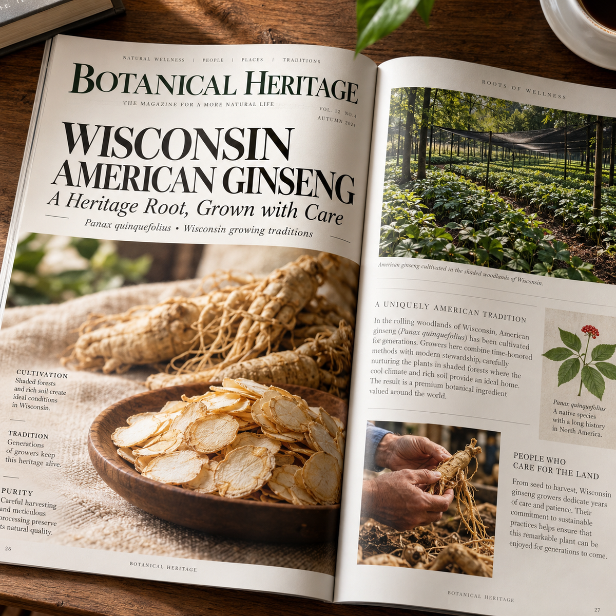 Zen Ginseng American Wisconsin Ginseng Slices
